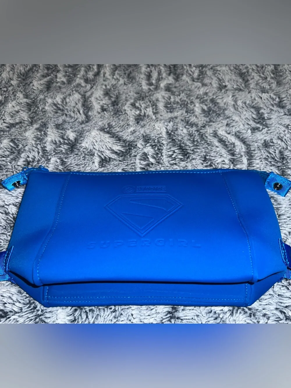 Joico Supergirl Makeup Bag Pouch Bright Blue